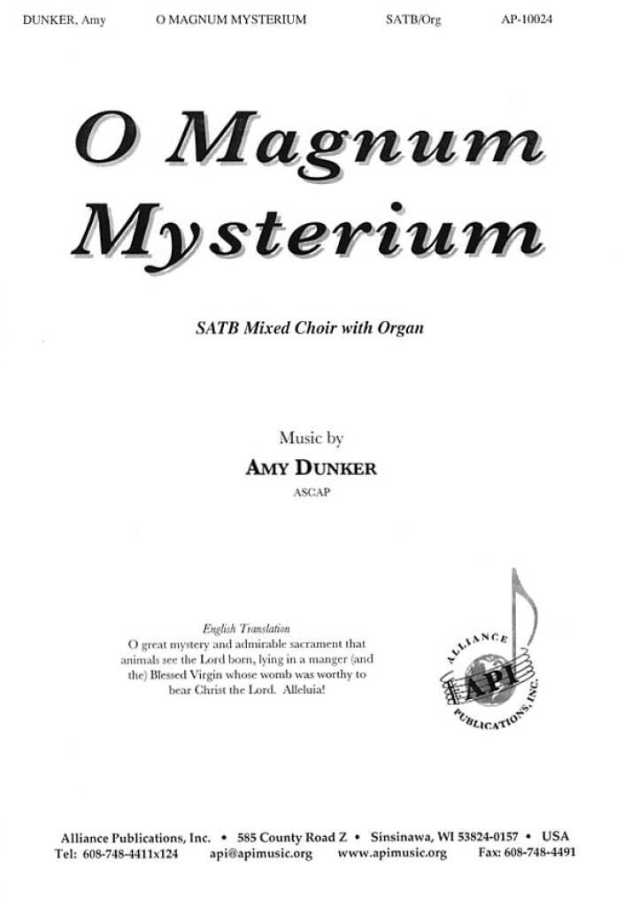 O Magnum Mysterium