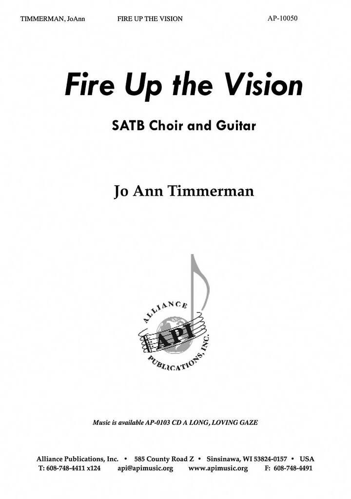 Fire Up The Vision - Satb