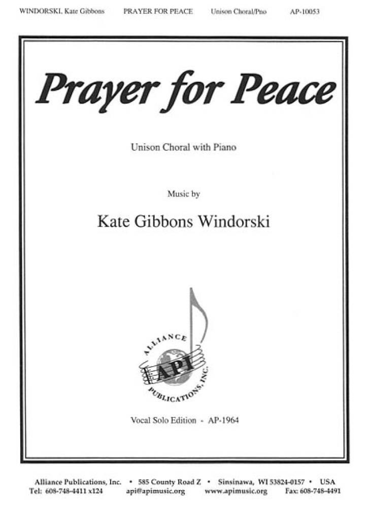 Prayer For Peace - Unis Chr