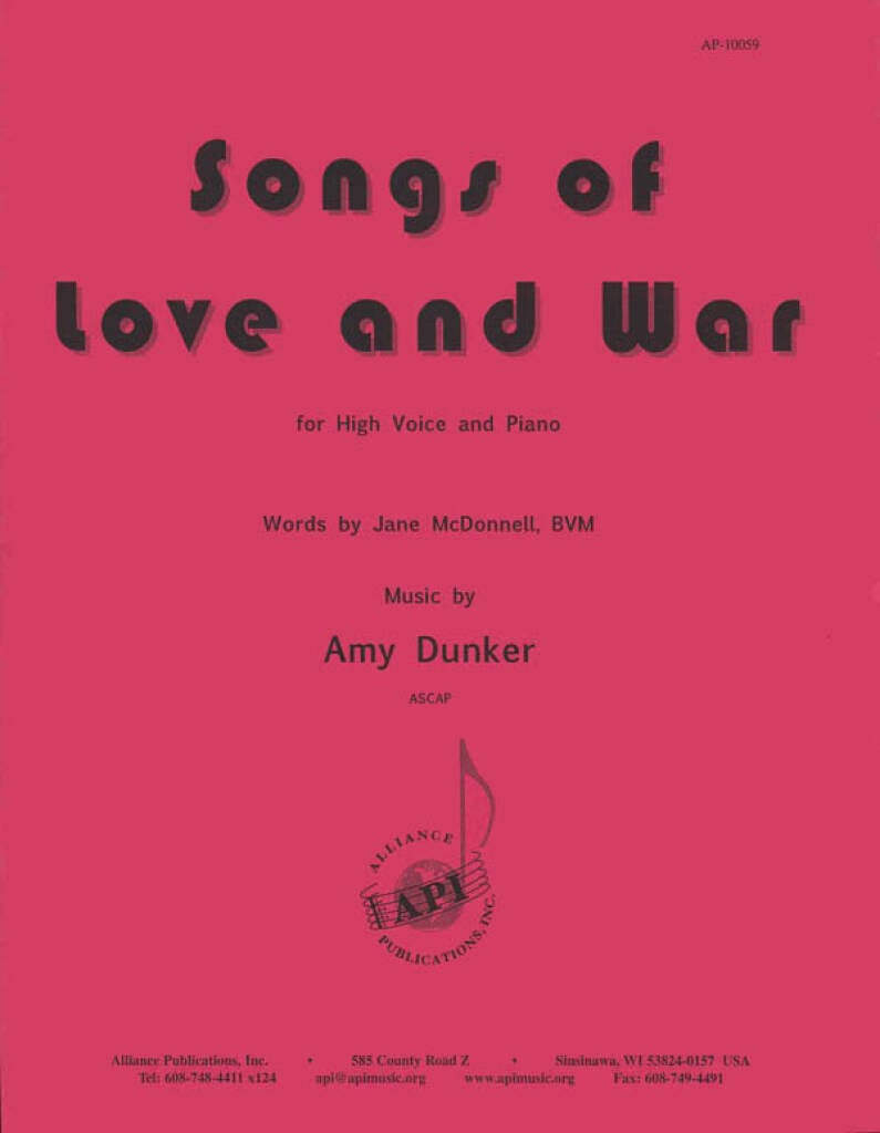 Songs Of Love And War - Sol Voc-pno