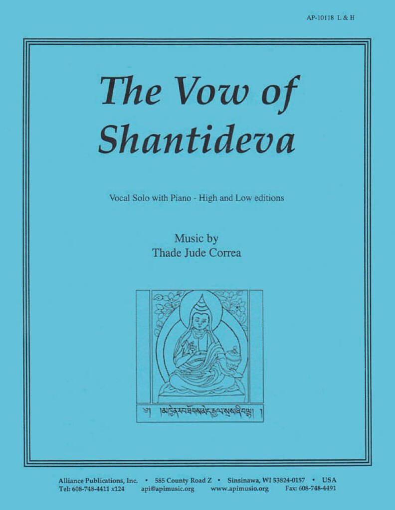 The Vow Of Shantideva - Voc Solo-pno