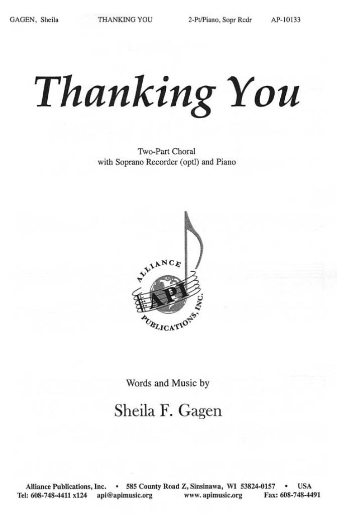 Thanking You