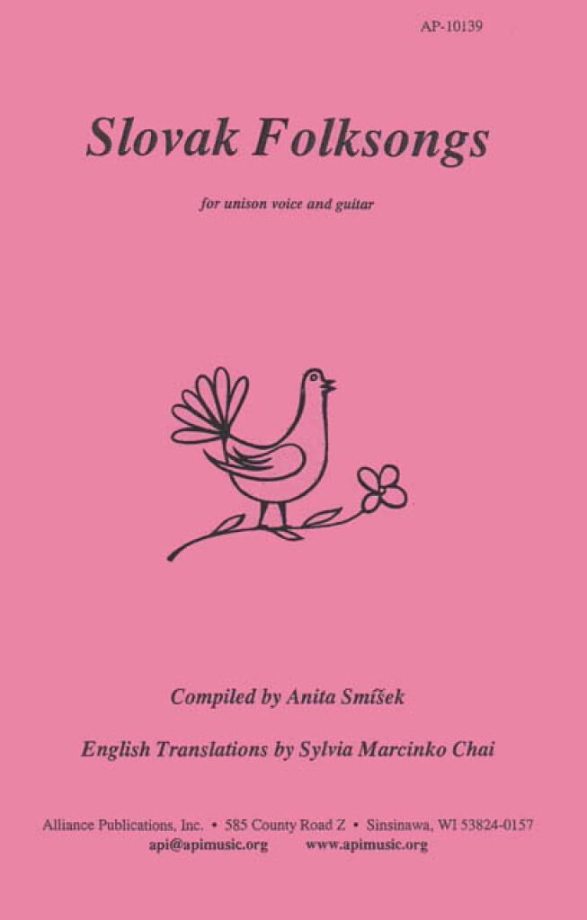 Slovak Folksongs For Gtr & Voice