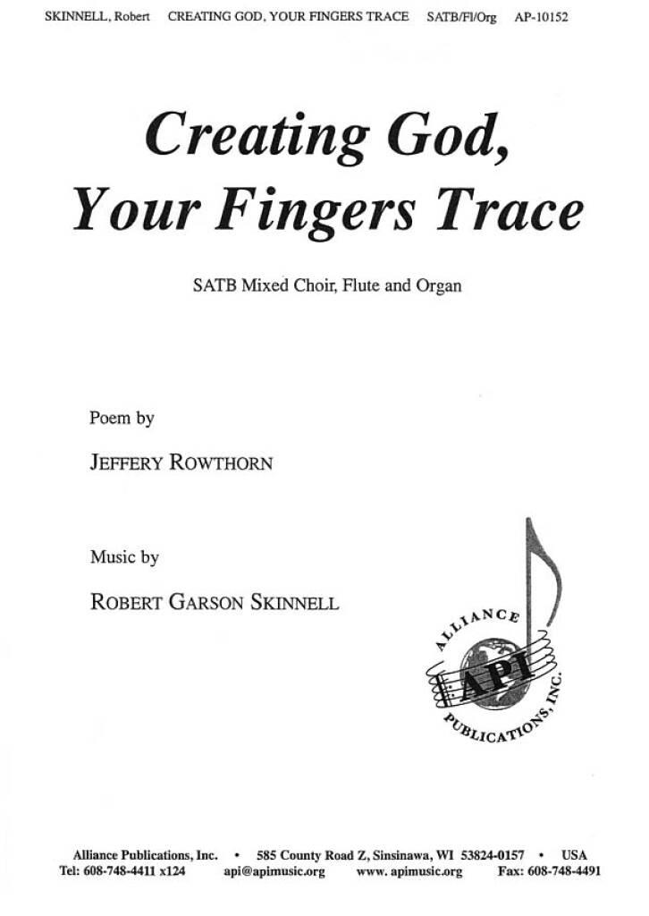 Creating God, Your Fingers Trace