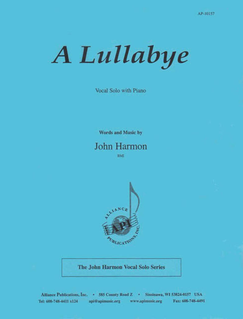 A Lullabye - Voc -pno