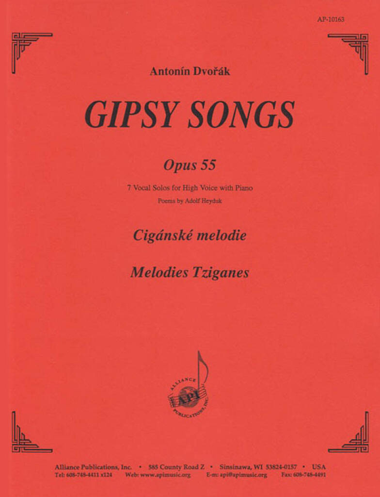 Gipsy Songs - Voc Solo-pno