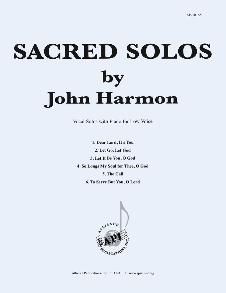 Sacred Solos By John Harmon (6) - Low Voc-pno