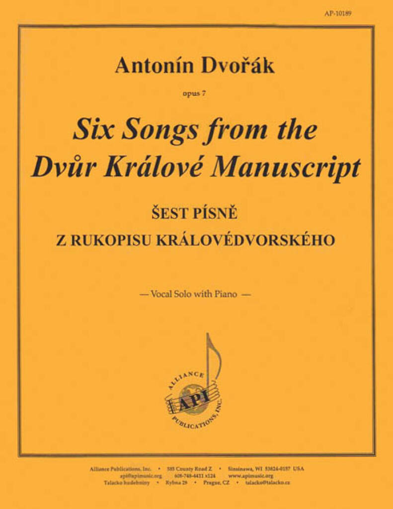 Six Songs From The Dvur Kralove Manuscript