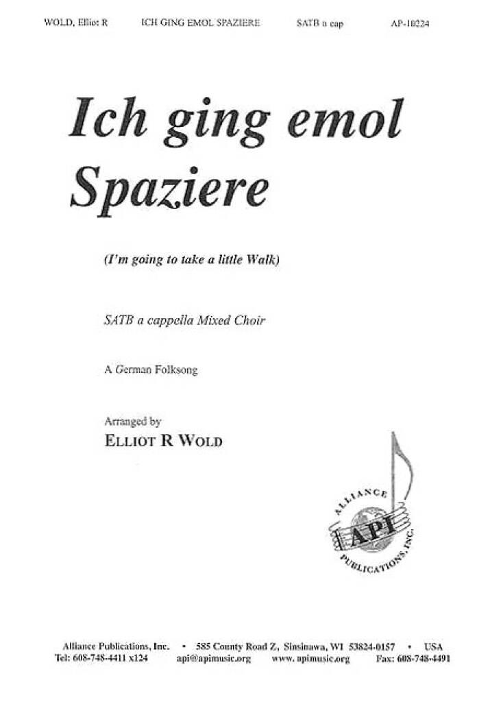 Ich Ging Emol Spaziere