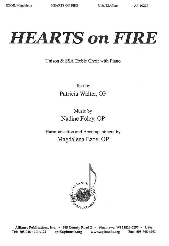 Hearts On Fire - Ssa Or Unis-pno