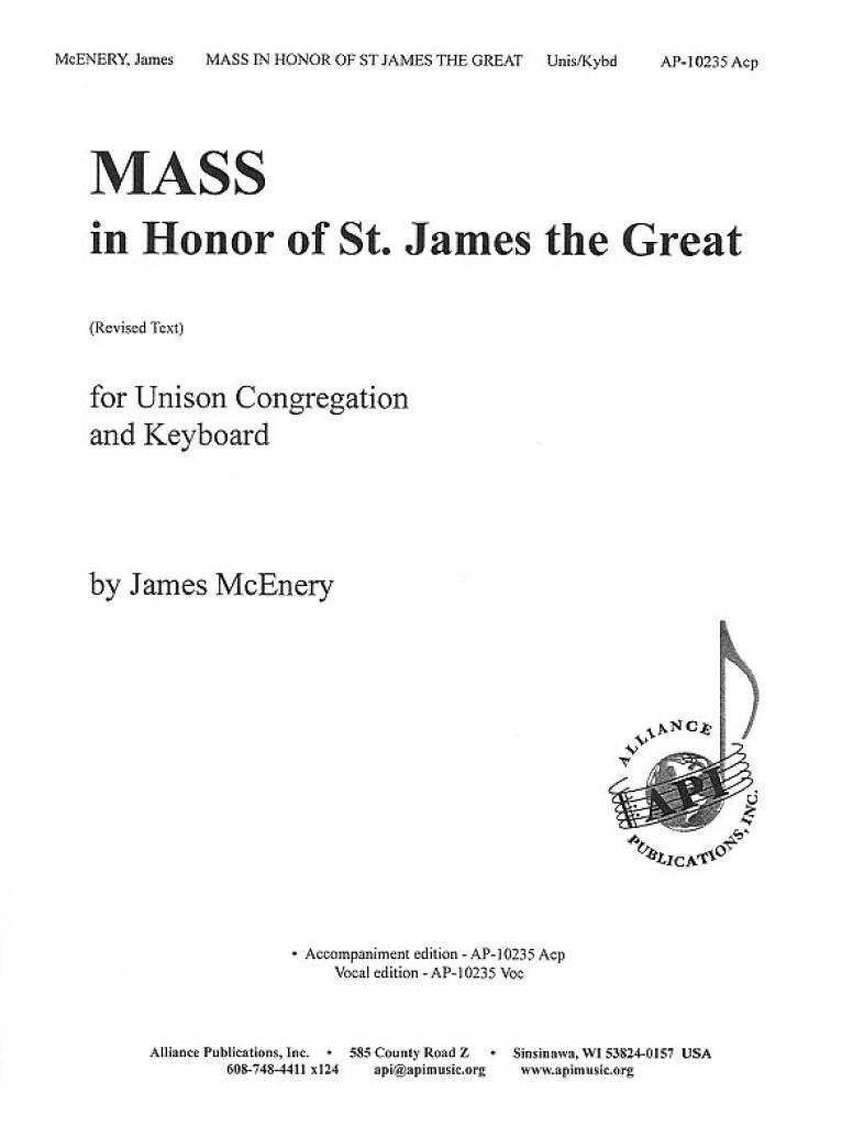 Mass In Honor Of St James - Acp