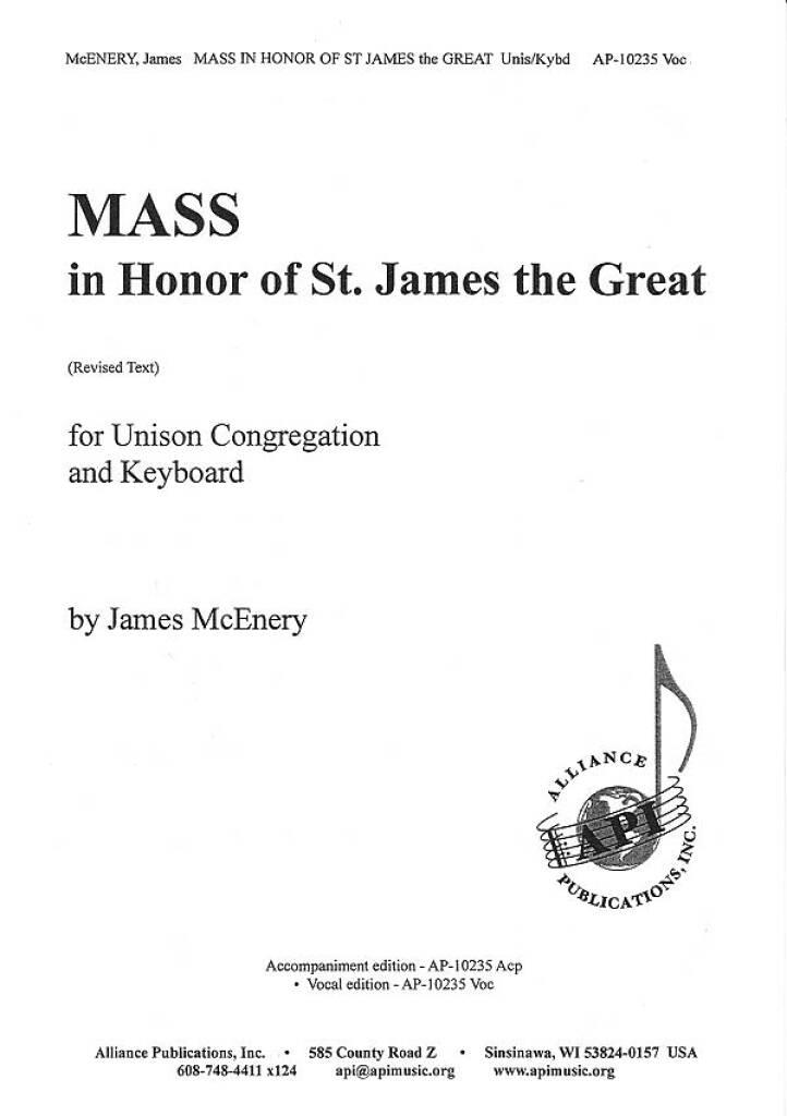 Mass In Honor Of St James - Voc