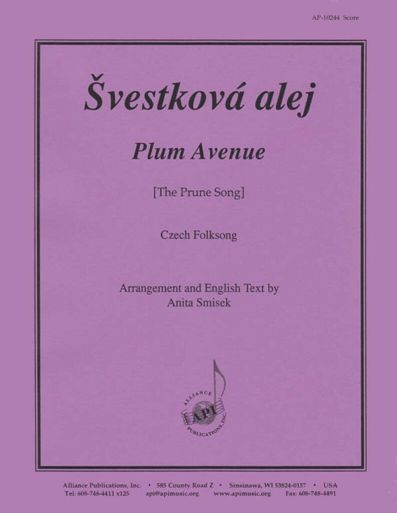 Svestkova Alej (plum Avenue)(prune Song)