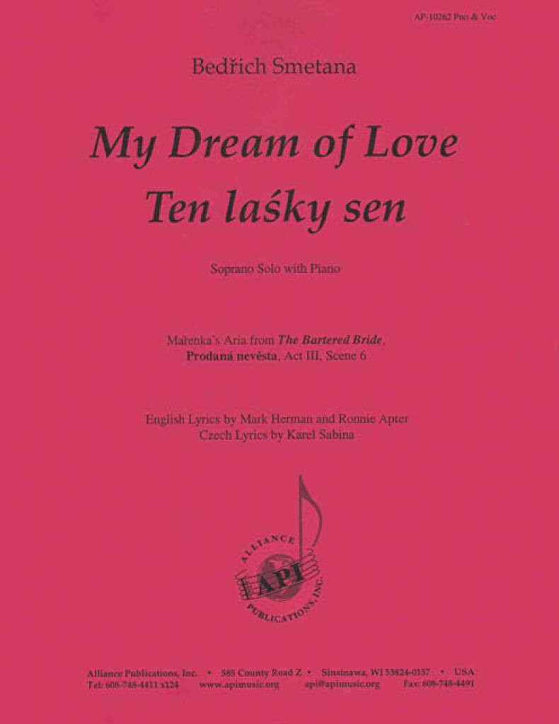 My Dream Of Love/ten Lasky Sen - Sopr Solo