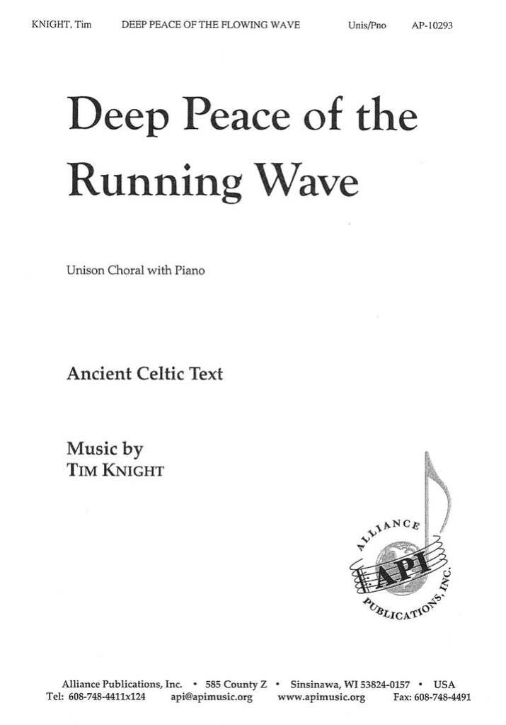 Deep Peace Of The Running Wave - Unis Choir