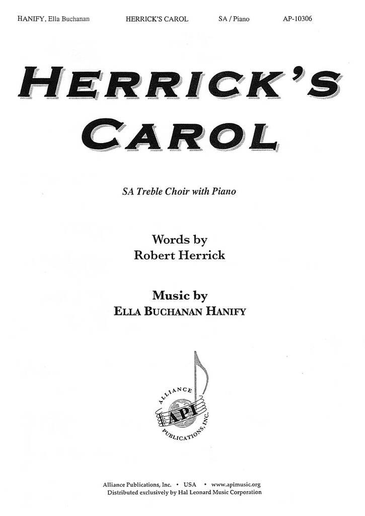 Herrick's Carol - 2-pt