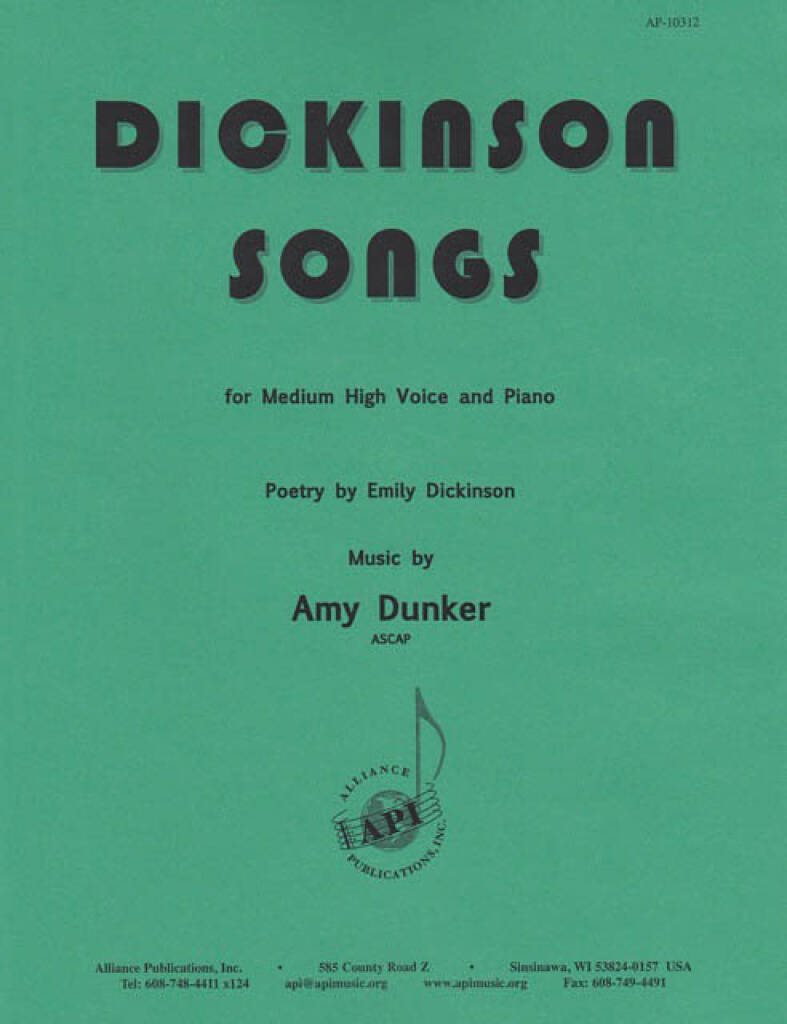 Dickinson Songs - Solo-pno
