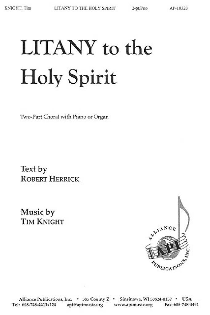 Litany to the Holy Spirit