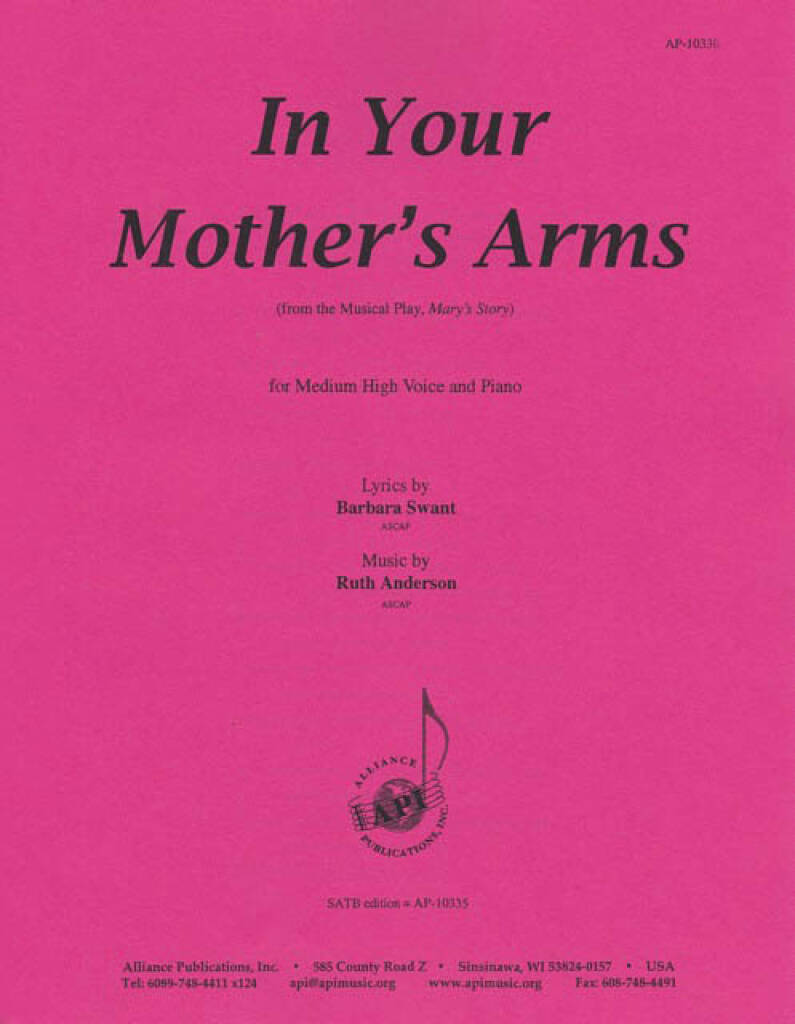 In Your Mothers Arms - Sopr Solo W Pno