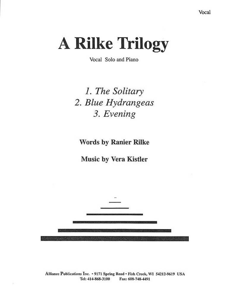 A Rilke Trilogy - S/t-pno