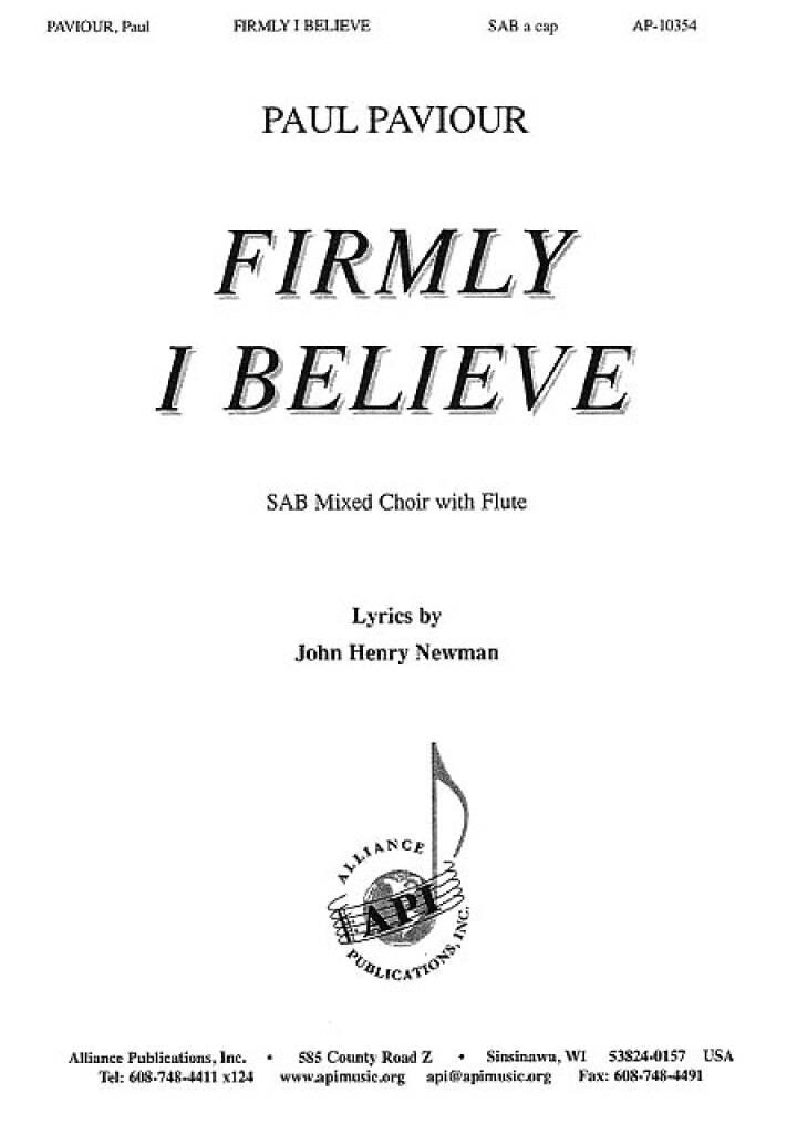 Firmly I Believe