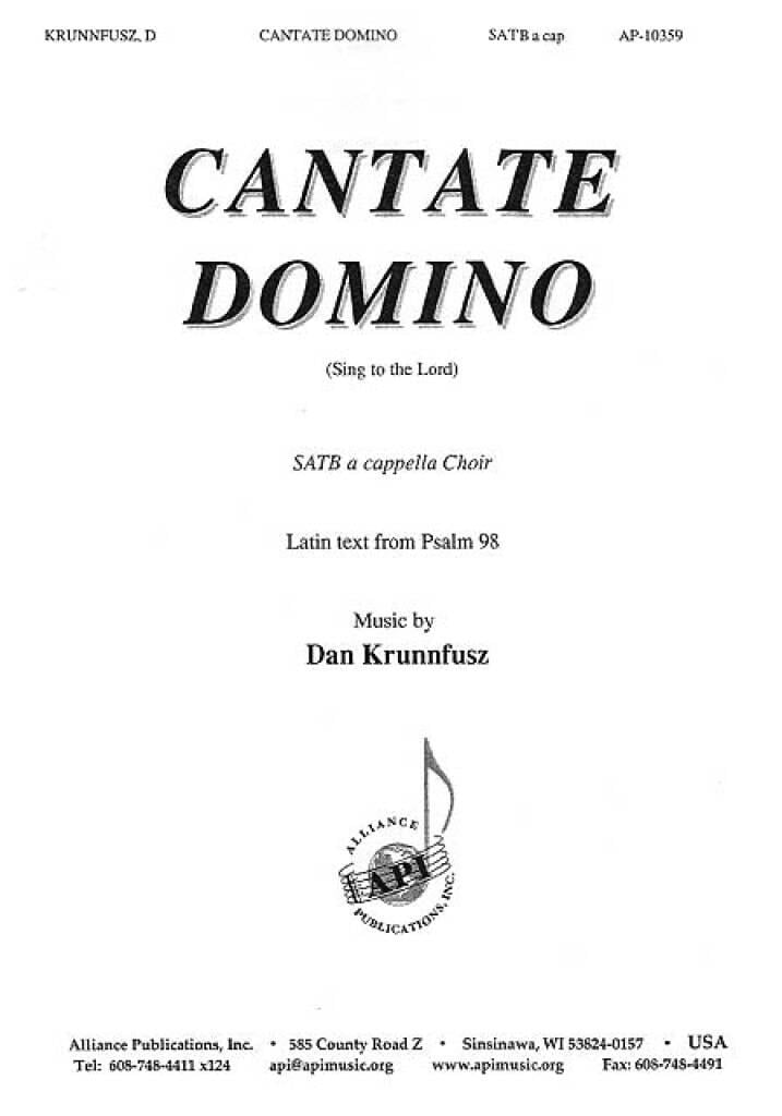 Cantate Domino