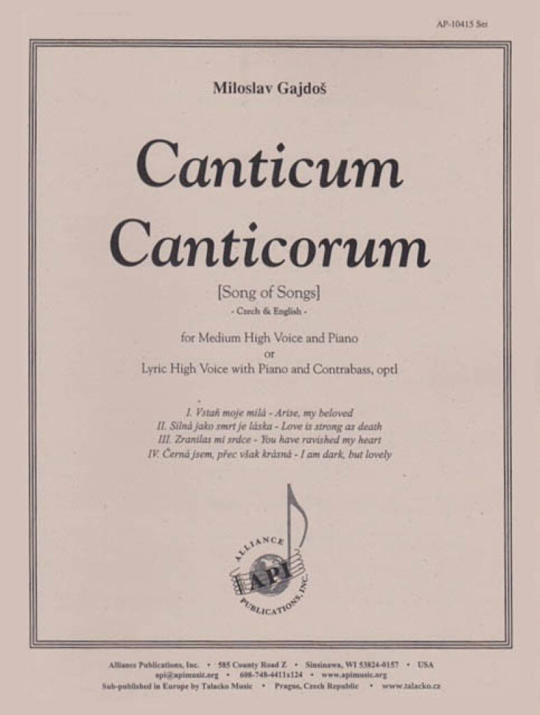 Canticum Canticorum (song Of Songs)