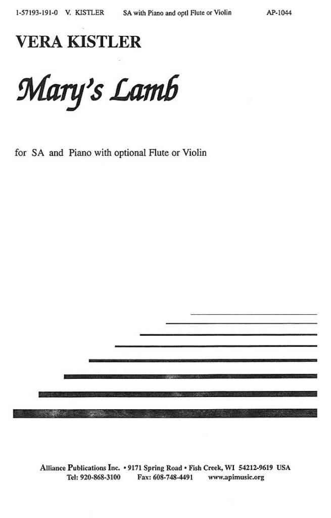 Mary's Lamb