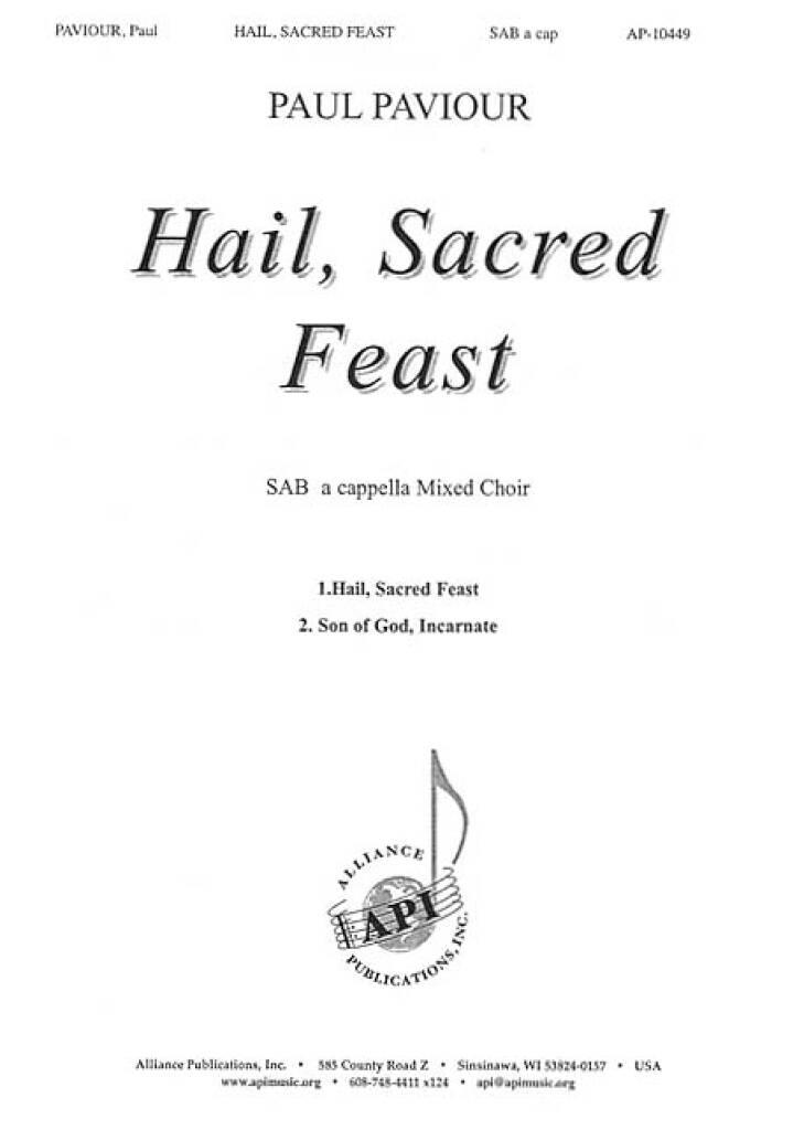 Hail, Sacred Feast & Son of God, Incarnate