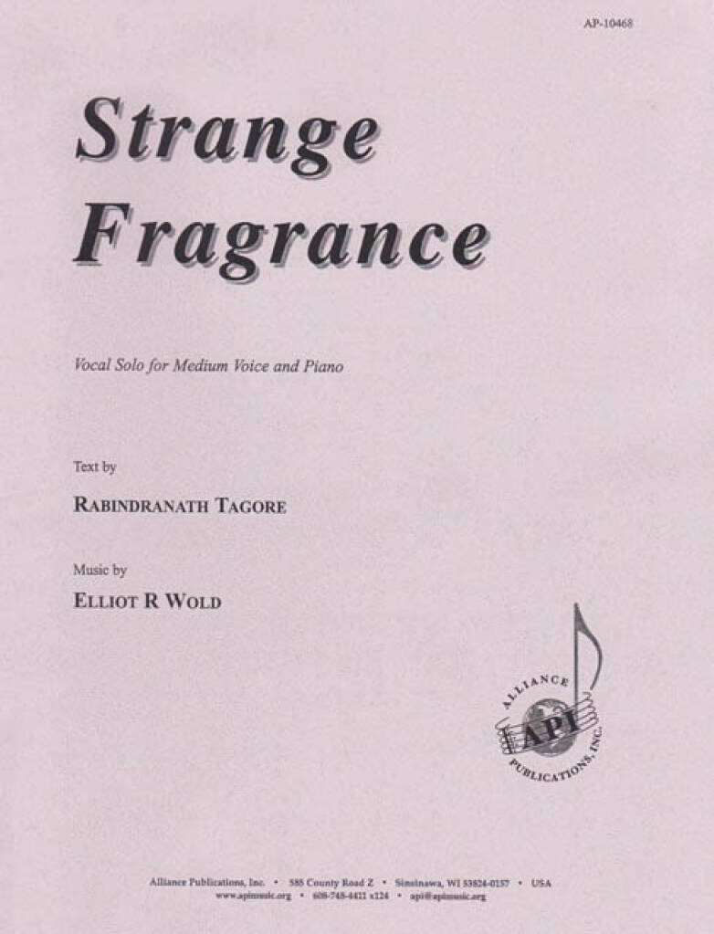 Strange Fragrance - Medium Voice-pno