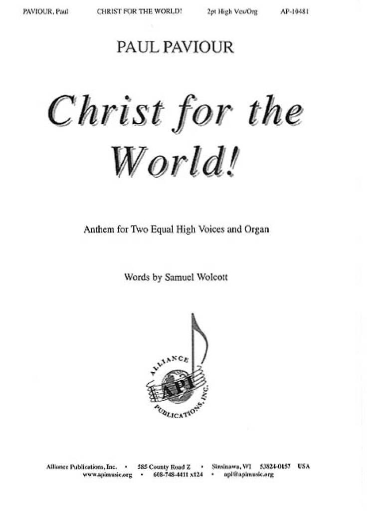 Christ For The World! - Ss W Organ