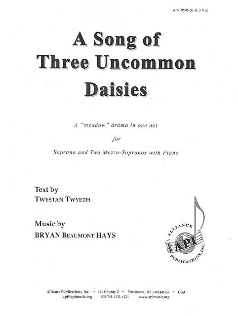 A Song Of Three Uncommon Daisies- Sss-pno