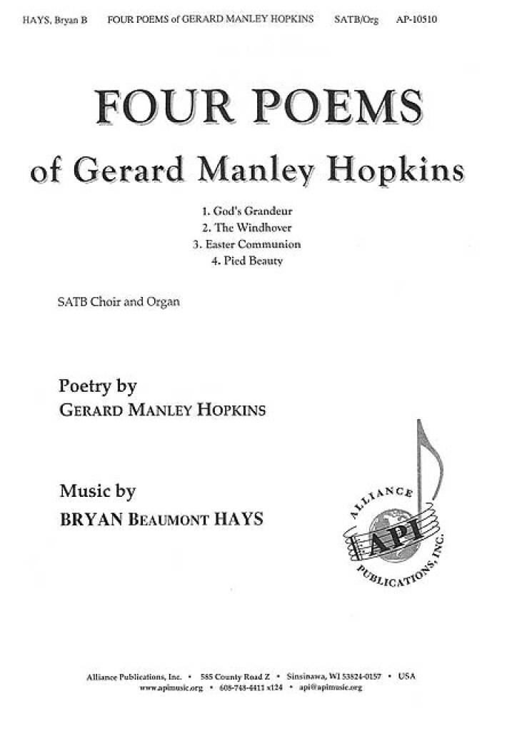 Four Poems of Gerard Manley Hopkins