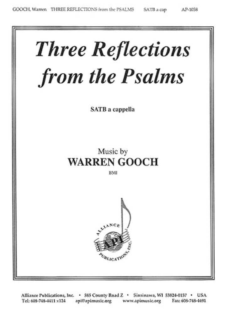 Three Reflections from the Psalms
