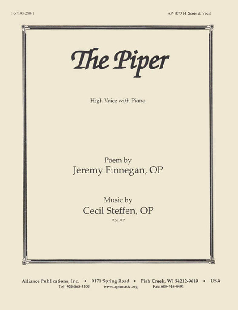 The Piper - Vocal Solo S/t-pno