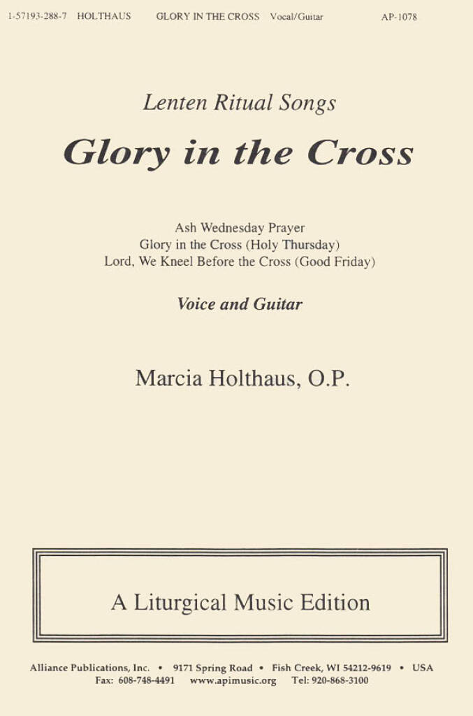 Glory In The Cross - Lenten Ritual Sgs