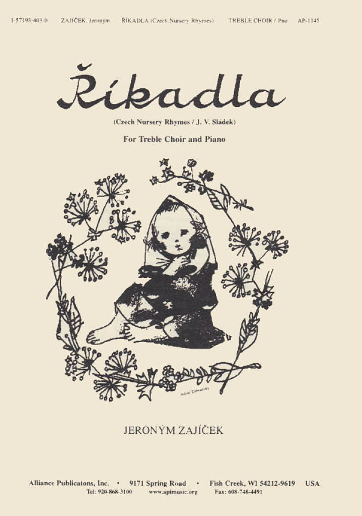 Rikadla/czech Nursery Rhymes - Unis Chr-pno