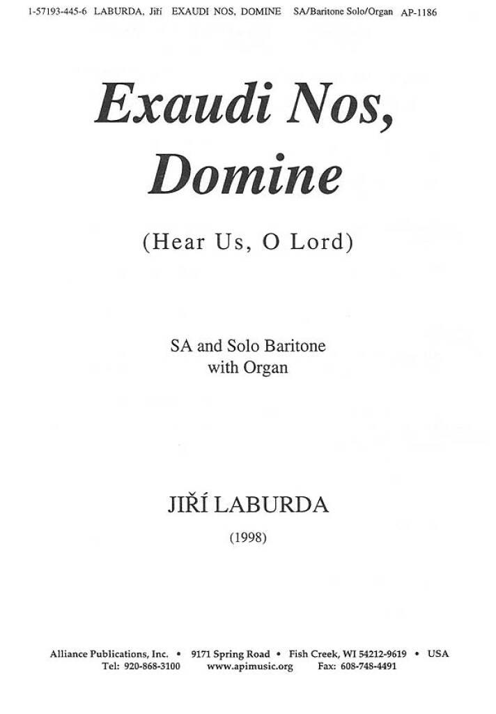Exaudi Nos, Domine