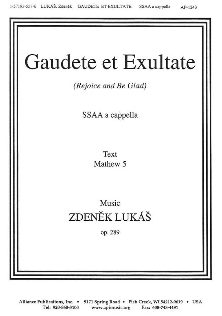 Gaudete Et Exsultate