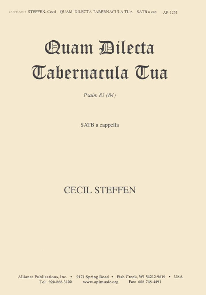 Quam Dilecta Tabernacula