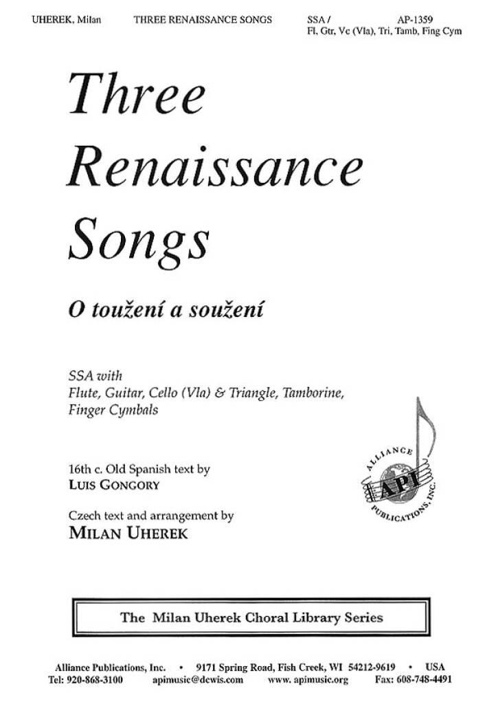 Three Renaissance Songs