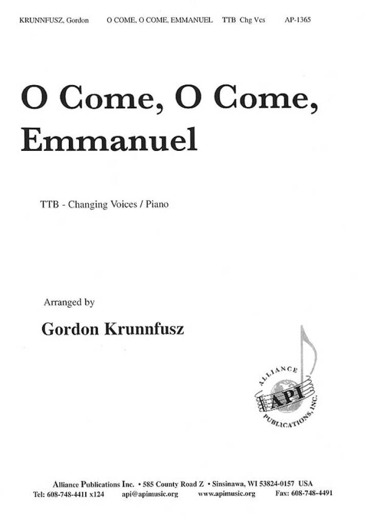 O Come, O Come, Emmanuel