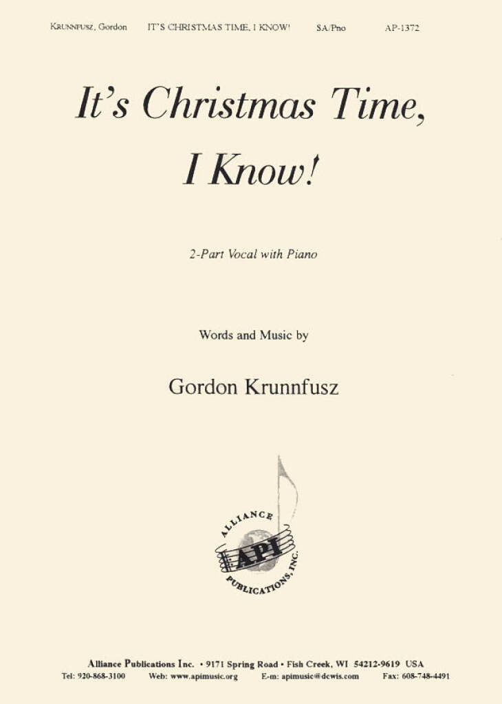 It's Christmas Time, I Know