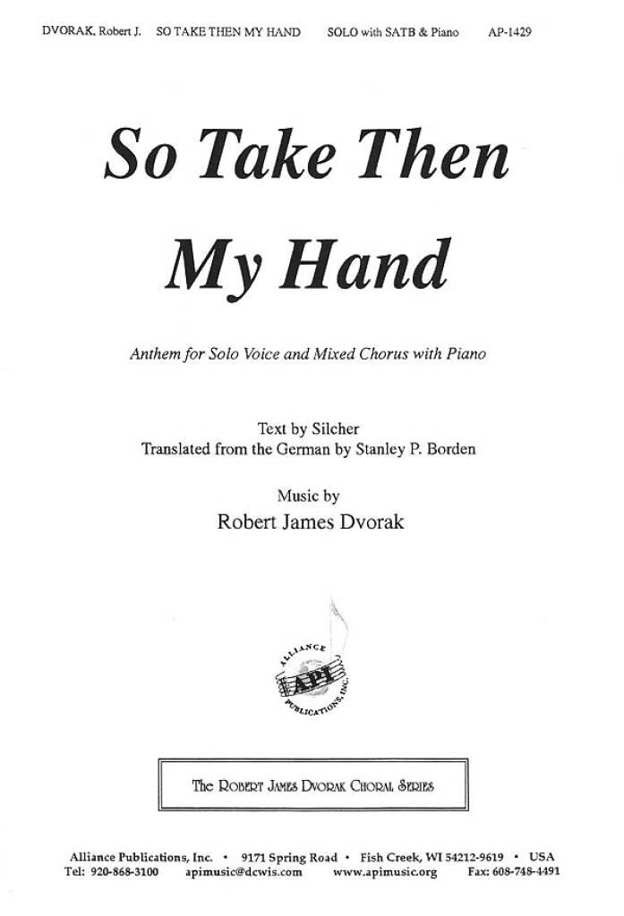 So Take Then My Hand