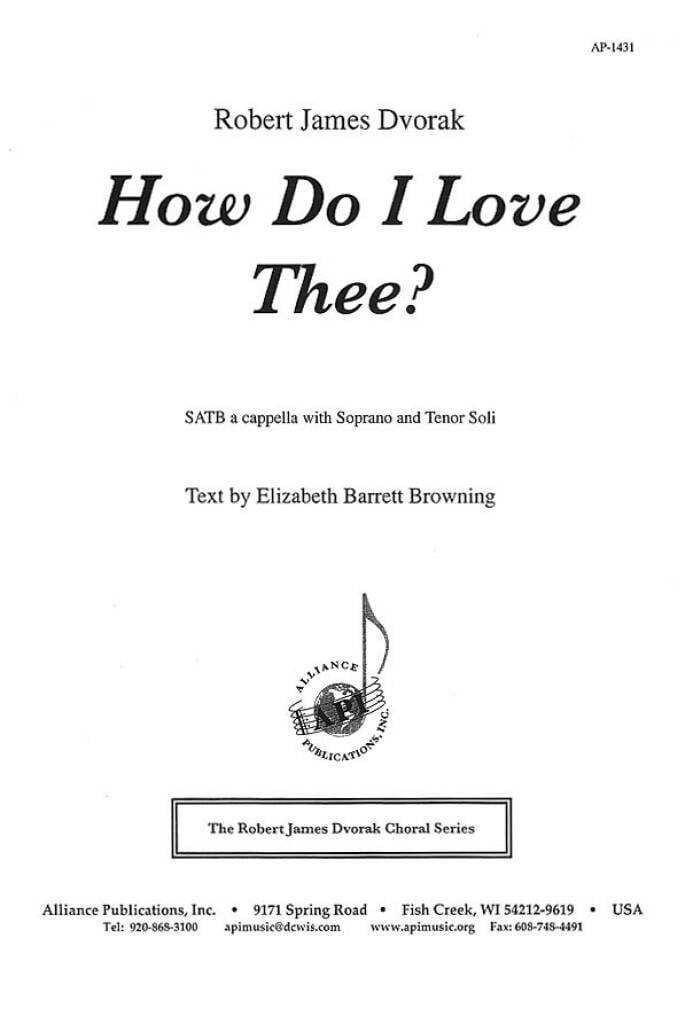How Do I Love Thee