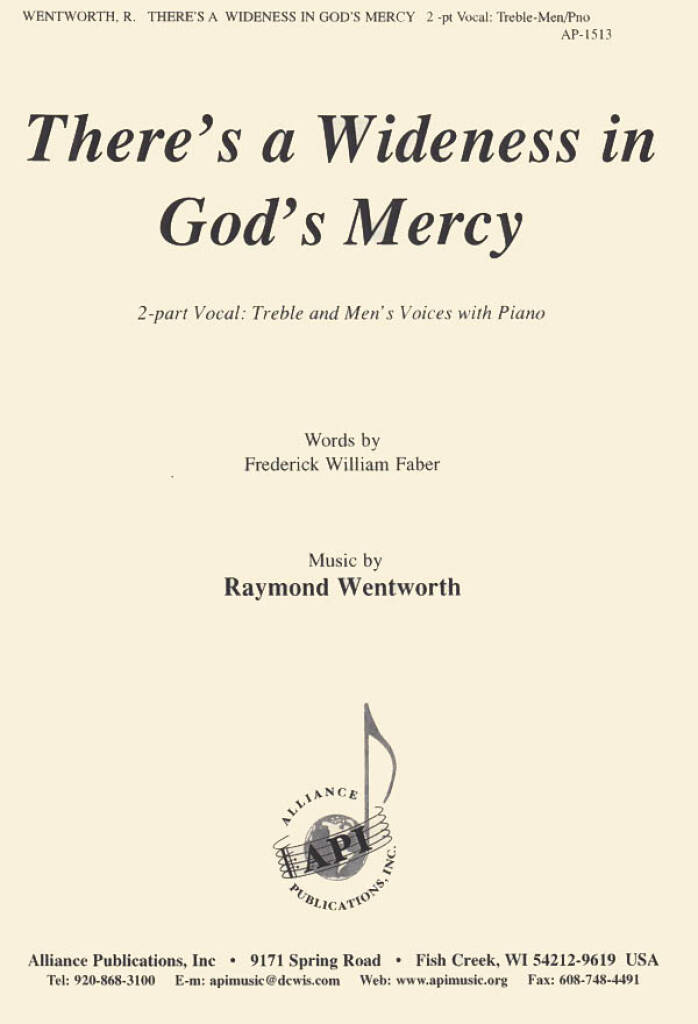 There's a Wideness in God's Mercy
