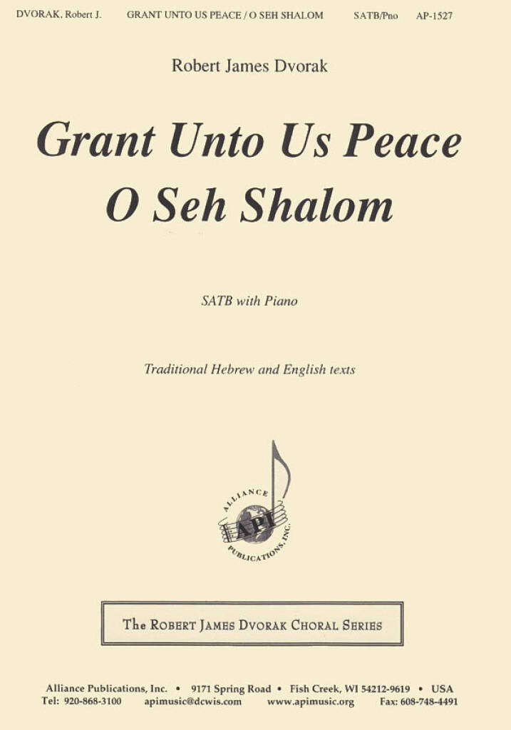 Grant Unto Us Peace/O Seh Shalom