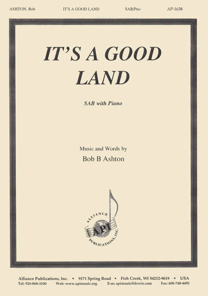 It's a Good Land