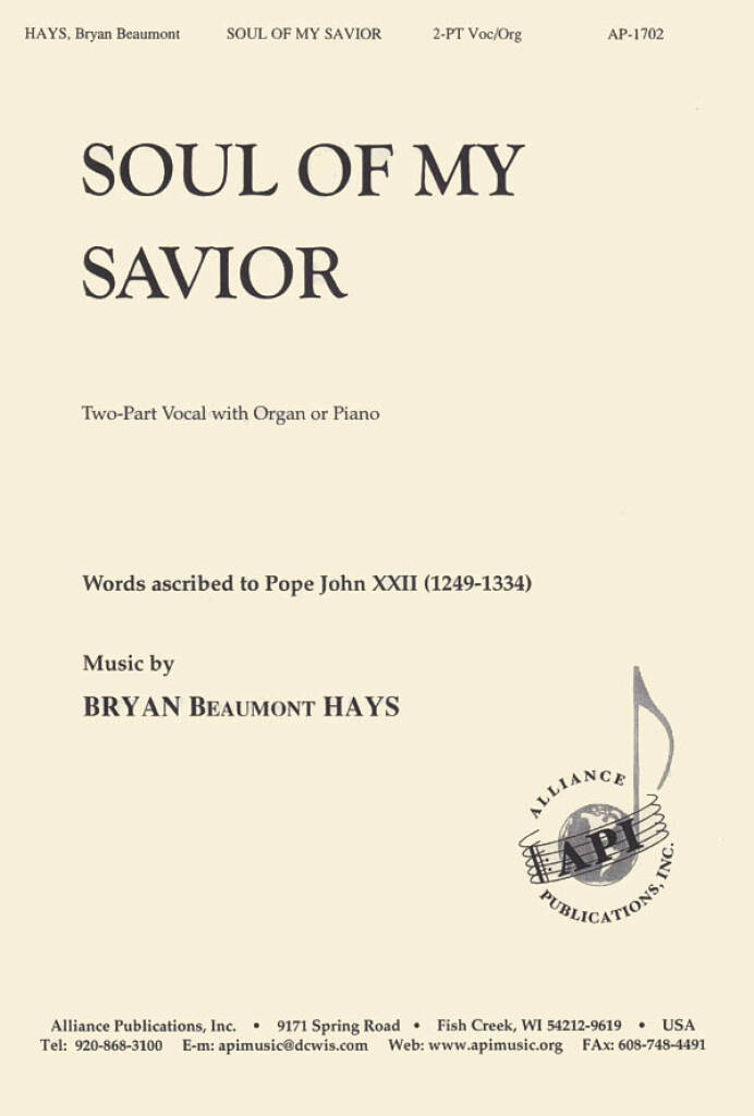 Soul of My Savior