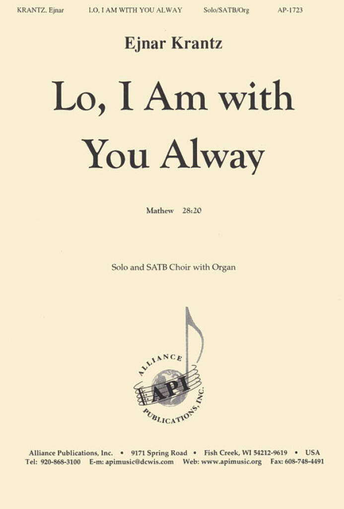 Lo, I Am with You Always